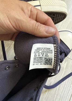 Шкіряні кеди converse chuck taylor all star lift 37р 10