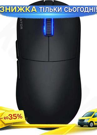 Ku мышь беспроводная hator universal fit quasar 3 black оптическая для компьютера геймерская с bluetoo uni2l_k