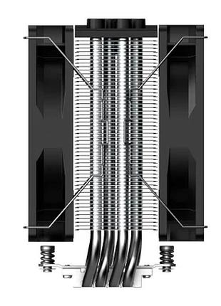 Ku кулер для процессора universal fit id-cooling черный для intel amd активное охлаждение 200вт 2 вент uni2l_k 4