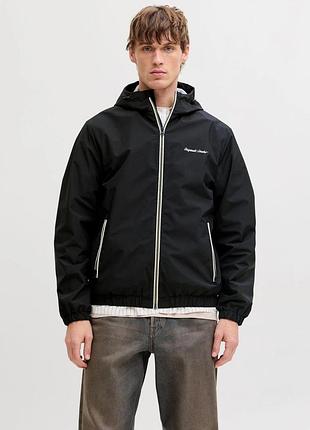 Чоловіча чорна куртка jack & jones