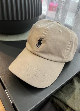 Кепка унісекс polo ralph lauren бежева