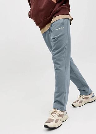 Мужские белый меланж прямые брюки jack & jones s 5