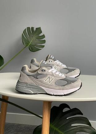 😍 женские кроссовки new balance 993 made in Ausa «grey white’