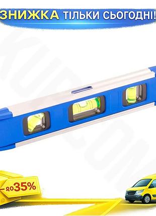 Ku уровень магнитный mastertool universal fit 230 мм для монтажа конструкций пластиковый строительный uni2l_k