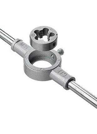 Ku набір мітчиків та universal fit плашок intertool 40 од м3-м12 різьбонарізний комплект для ремонту т uni2l_k 8