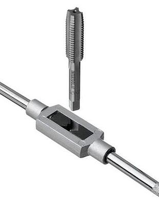 Ku набір мітчиків та universal fit плашок intertool 40 од м3-м12 різьбонарізний комплект для ремонту т uni2l_k 9