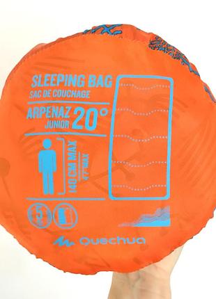 Спальний мішок у сумці quechua decathlon 8