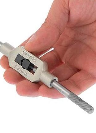 Ku держатель для метчиков universal fit intertool m3-m12 т-образный для нарезки резьбы метчикодержател uni2l_k 5