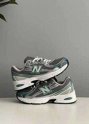 Чоловічі кросівки new balance 740v2 silver metallic new spruce
