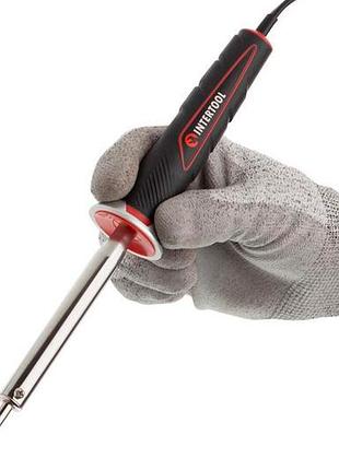 Ku паяльник контактный intertool universal fit 60 вт 750°c для пайки деталей электрический паяльник с uni2l_k 5