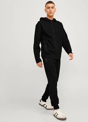 Мужские серые джоггеры брюки jack & jones черный, m 8
