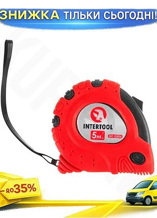 Ku рулетка intertool 5 universal fit м х 25 мм магнитная для точных измерений компактная и удобная рул uni2l_k