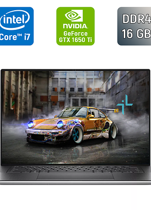 Игровой ноутбук б-класс dell xps 15 9500 / 15.6" (1920x1200) ips / intel core i7-10750h (6 (12) ядер по 2.6 - 5.0 ghz) / 16 gb