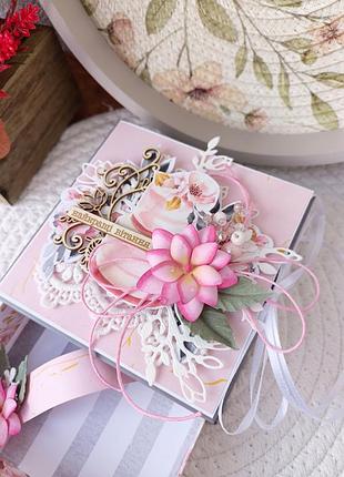 Грошова коробка на весілля 💒 3