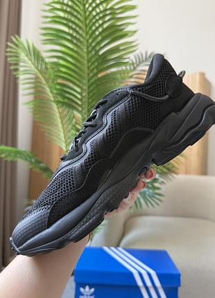 Кроссовки adidas ozweego total black 8