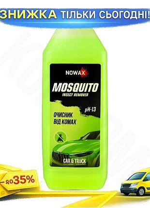 Очиститель от насекомых nowax mosquito концентрат 1:7 1л средство от комаров для защиты от насекомых реп ku-22