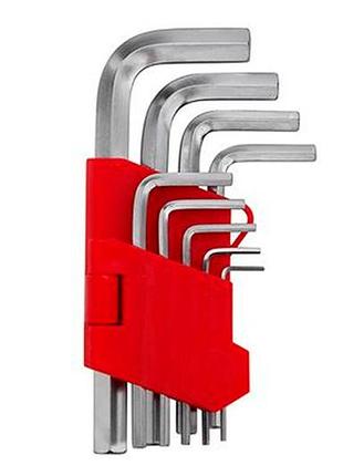 Ku набор шестигранных ключей universal fit intertool 9 шт г-образные ключи для завинчивания болтов с з uni2l_k 2