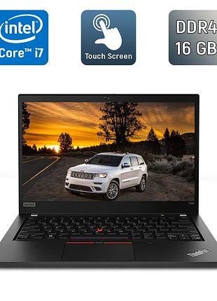 Ультрабук lenovo thinkpad t490 / 14" (1920x1080) ips touch / intel core i7-10510u (4 (8) ядра по 1.8 - 4.9 ghz) / 16 gb ddr4 / 512