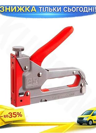 Ku степлер механічний intertool universal fit для будівельних робіт 4-14 мм скобозабивний пістолет для uni2l_k