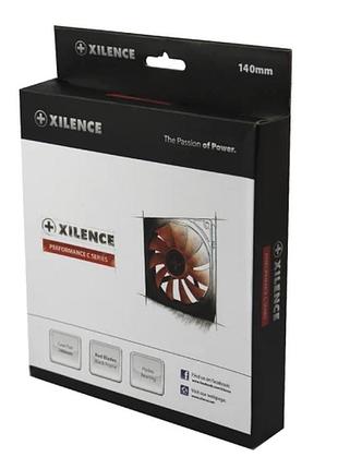 Ku вентилятор 140 мм universal fit xilence black/red для корпуса гидродинамический подшипник охлаждени uni2l_k 5