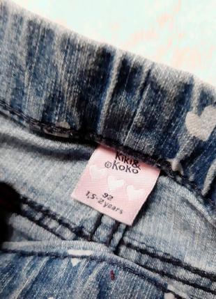 Модные джинсы на девочку 18-24 м3 фото