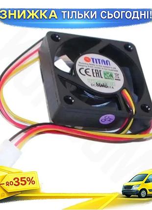 Ku вентилятор titan 40 universal fit мм чорний для корпусу активне охолодження 5000 об/хв 3-pin підшип uni2l_k