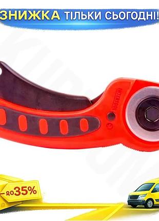 Ku ніж роликовий intertool universal fit 28 мм для килимових покриттів металевий інструмент для різанн uni2l_k