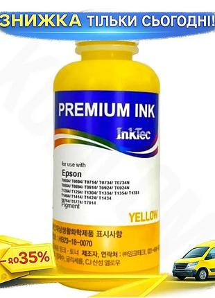 Ku чернила inktec желтая universal fit пигментная 100 мл для epson принтеров заменитель чернил для печ uni2l_k