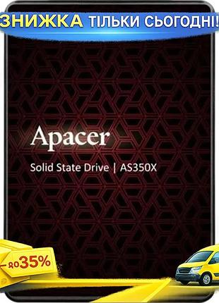 Ku твердотільний накопичувач ssd universal fit 1тб apacer sata3 2.5" для комп'ютера швидкий диск 560 м uni2l_k