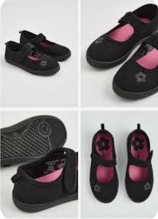 Текстильні капці  george flower plimsolls. 3