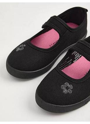 Текстильні капці  george flower plimsolls. 2