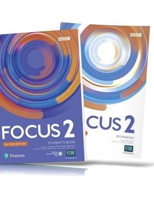 Focus 2nd edition 2, student's book + workbook for learning english (pearson)