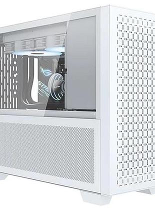 Ku корпус almordor sparkle universal fit mini tower white для micro atx mini itx з бічною панеллю з ск uni2l_k 3