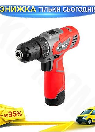 Ku акумуляторний шуруповерт intertool universal fit 12в з реверсом та швидкозатискним патроном для рем uni2l_k