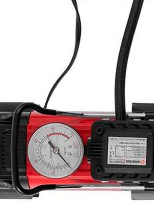 Ku миникомпрессор автомобильный intertool universal fit 12в 7 бар для накачивания колес и надувных изд uni2l_k 9