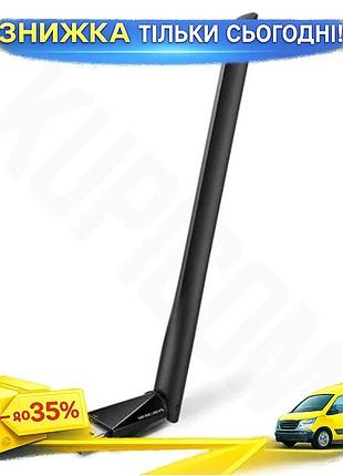 Ku сетевой адаптер mercusys universal fit usb wifi 5 5ghz 433 мбит/с 2.4ghz 200 мбит/с для компьютера uni2l_k