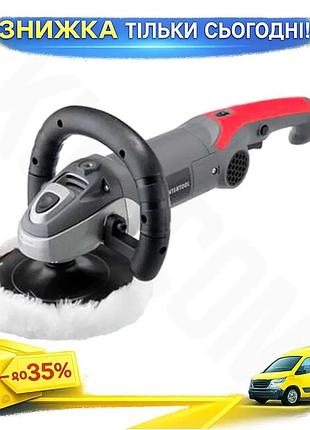 Ku полировальная шлифмашина intertool universal fit 1400вт для полировки и шлифования лакокрасочных ма uni2l_k