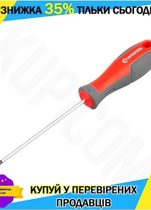 Ku отвертка intertool ph0 universal fit 100 мм викрутка для монтажа и демонтажа крепежа с магнитным на uni2l_k