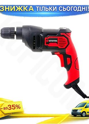 Ku дриль intertool 500 universal fit вт ненаголошений електричний дриль для свердління дерева та метал uni2l_k