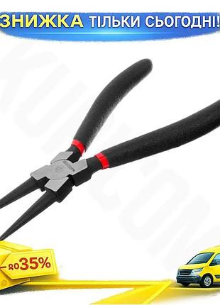 Ku круглогубці intertool 200 universal fit мм фосфатовані щипці для роботи з дротом та металом uni2l_k