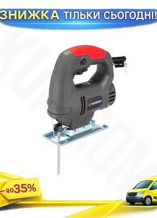 Ku електричний лобзик intertool universal fit 500 вт для розпилювання дерева та металу ручною пилкою к uni2l_k