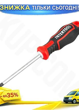 Ku отвертка intertool ph2 universal fit 100 мм storm для мастеров с магнитным наконечником викрутка дл uni2l_k