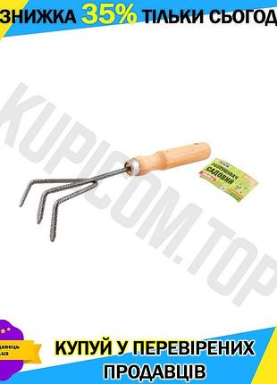 Ku рыхлитель mastertool 250х90 universal fit мм садовый культиватор с деревянной ручкой для рыхления п uni2l_k