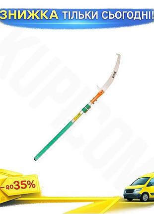 Ku ножовка штанговая mastertool universal fit 2.5 м стальная для сада с телескопической ручкой садовый uni2l_k