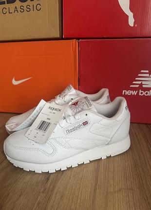 Жіночі шкіряні кросівки reebok classic leather