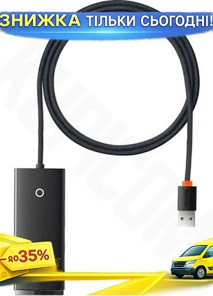 Ku хаб usb baseus universal fit lite 4xusb 3.0 черный разветвитель для подключения устройств и дополни uni2l_k