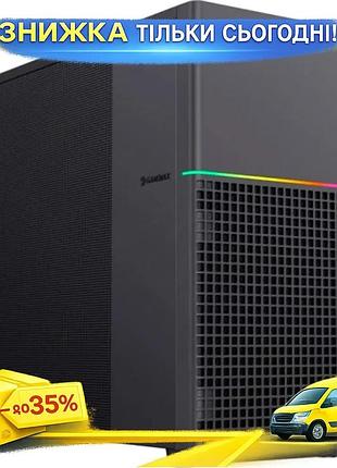 Ku корпус gamemax p31 universal fit black mid tower для пк atx micro atx mini itx з rgb охолодженням u uni2l_k