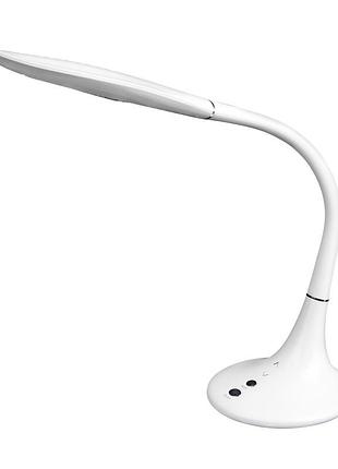 Настольная лампа на гибкой ножке сенсорная sl-59 10w wh brille 32-001