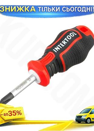 Ku отвертка intertool ph2 universal fit 38 мм storm для мастеров и домашнего использования викрутка с uni2l_k