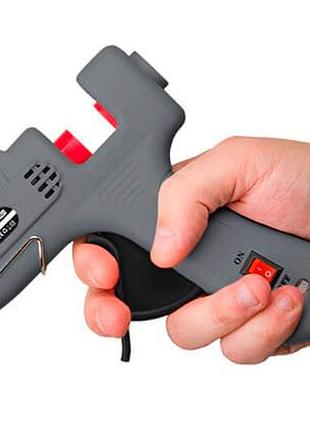 Ku клеевой пистолет intertool universal fit 40 вт 11,2 мм термопистолет для хобби и ремонта для рукоде uni2l_k 6